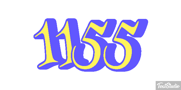 1155 Tekst effect