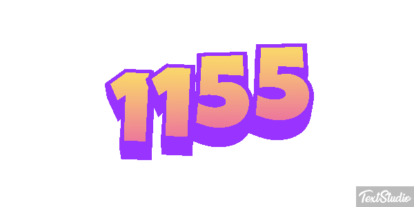 1155 Tekst effect