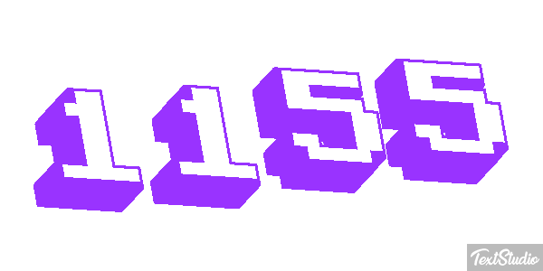 1155 Tekst effect