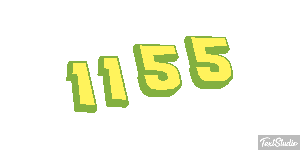 1155 Tekst effect