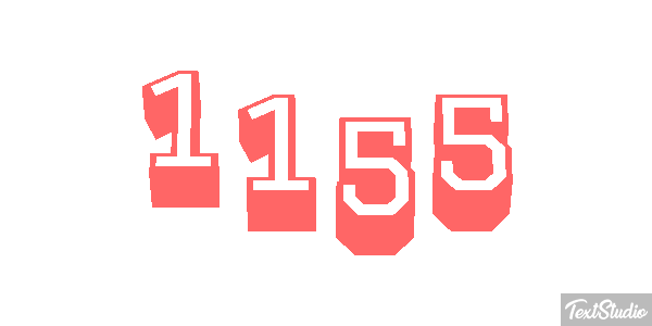 1155 Tekst effect