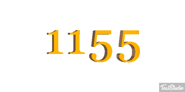 1155 Tekst effect