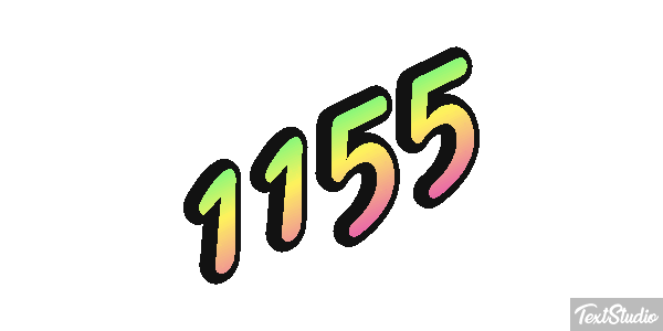 1155 Tekst effect