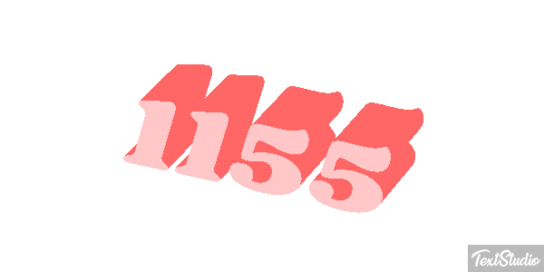 1155 Tekst effect