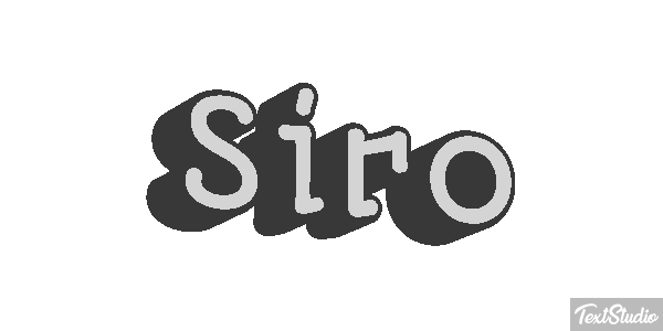 Siro Texteffekt