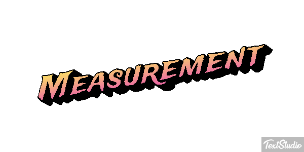 Measurement Text effect