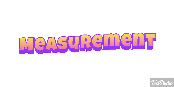 Measurement Text effect