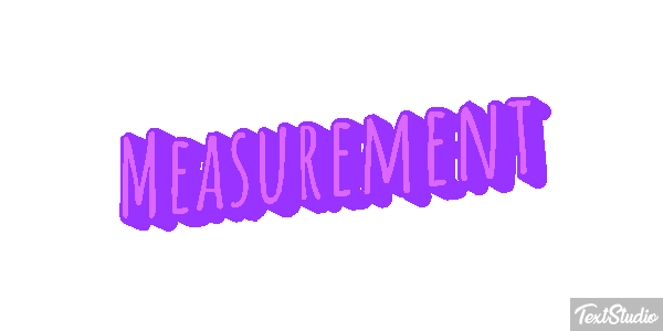 Measurement Text effect