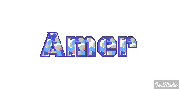 Amer Texteffekt