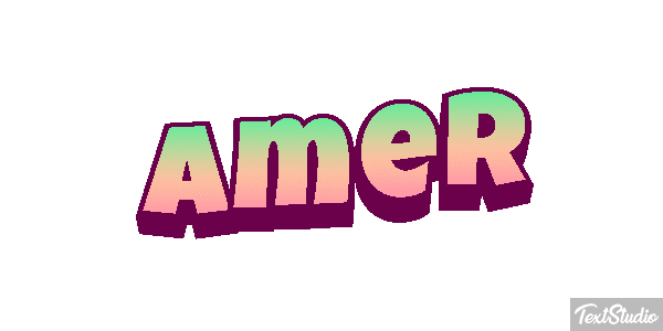 Amer Texteffekt