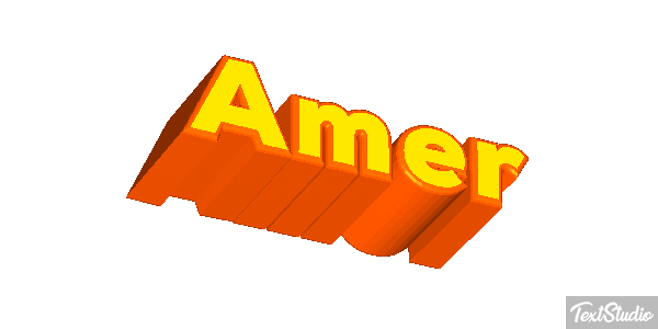 Amer Texteffekt