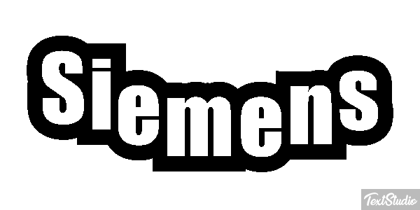 Siemens Effet de texte