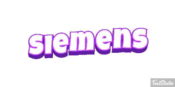 Siemens Effet de texte