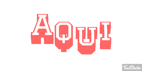 Aqui Text effect