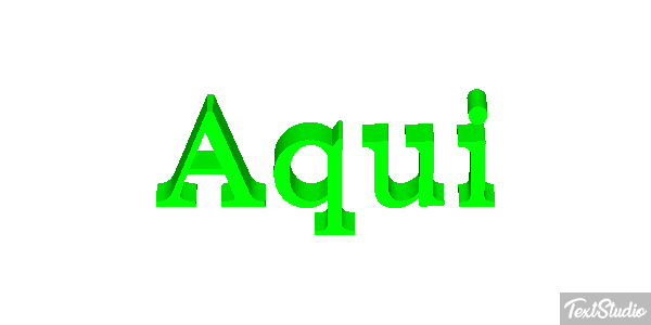 Aqui Text effect