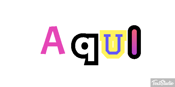 Aqui Text effect