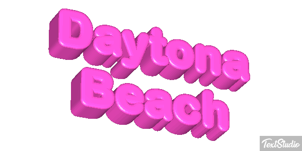 Daytona Beach Efekt tekstowy