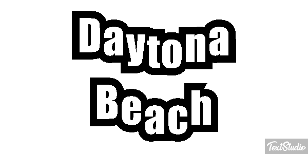 Daytona Beach Efekt tekstowy