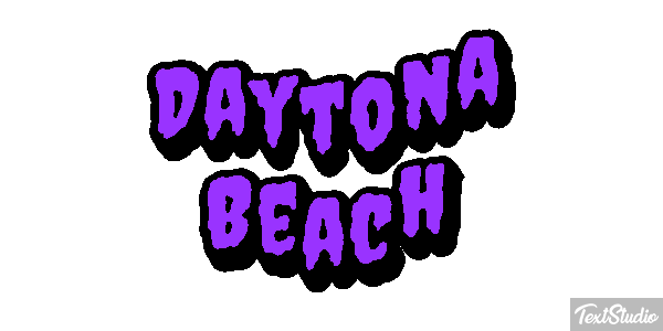 Daytona Beach Efekt tekstowy