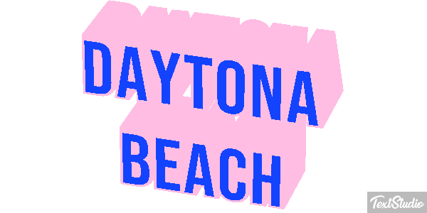 Daytona Beach Efekt tekstowy