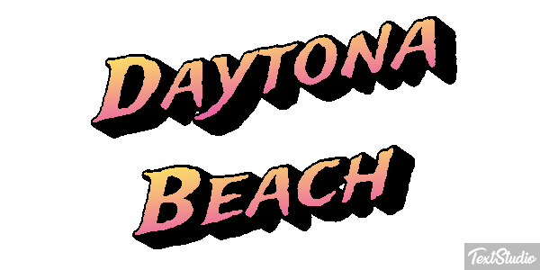 Daytona Beach Efekt tekstowy