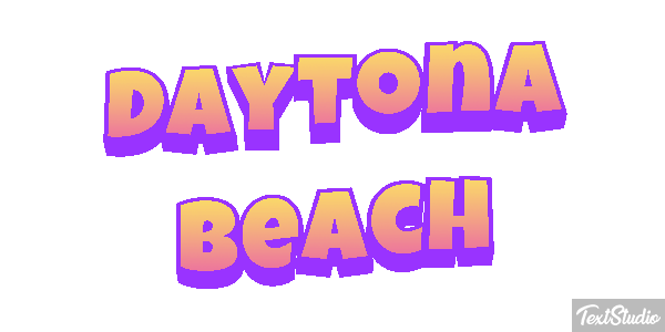 Daytona Beach Efekt tekstowy