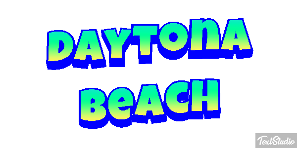 Daytona Beach Efekt tekstowy