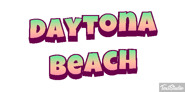 Daytona Beach Efekt tekstowy
