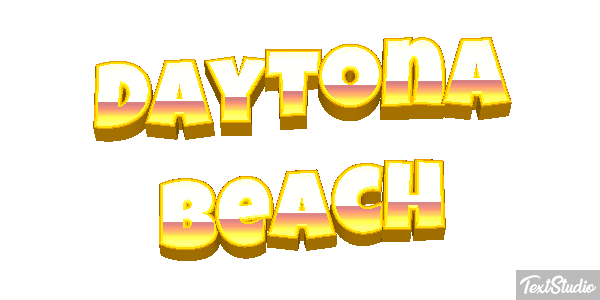 Daytona Beach Efekt tekstowy