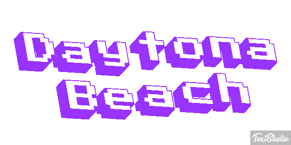 Daytona Beach Efekt tekstowy