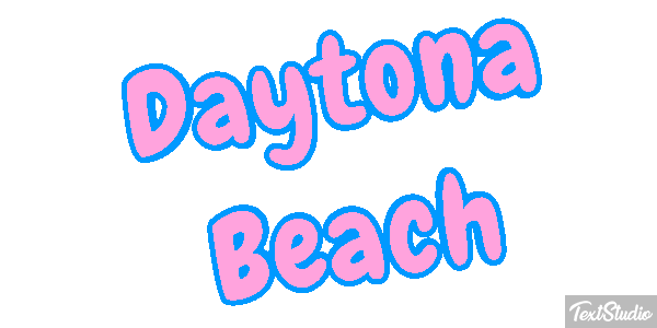 Daytona Beach Efekt tekstowy