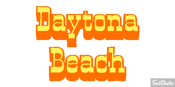 Daytona Beach Efekt tekstowy