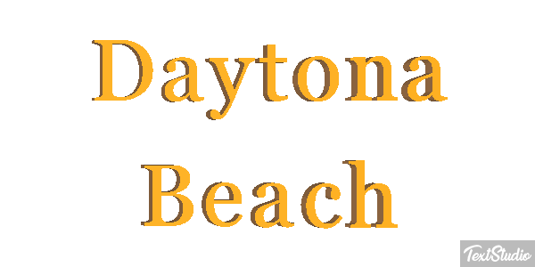Daytona Beach Efekt tekstowy