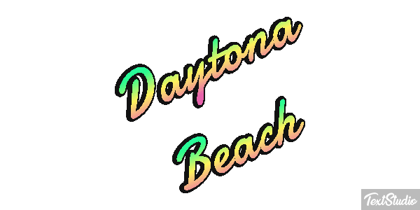 Daytona Beach Efekt tekstowy