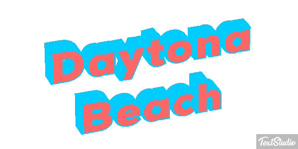 Daytona Beach Efekt tekstowy