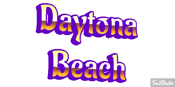 Daytona Beach Efekt tekstowy