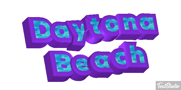 Daytona Beach Efekt tekstowy