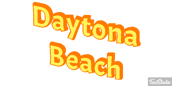Daytona Beach Efekt tekstowy