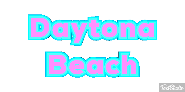 Daytona Beach Efekt tekstowy
