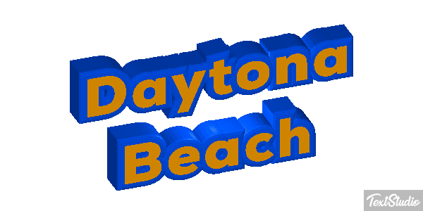 Daytona Beach Efekt tekstowy