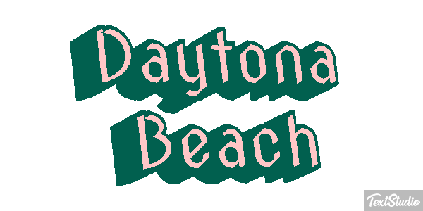 Daytona Beach Efekt tekstowy