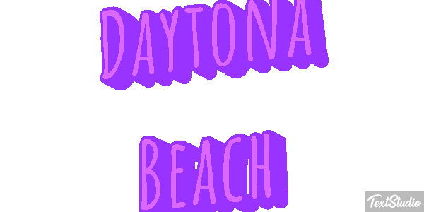 Daytona Beach Efekt tekstowy