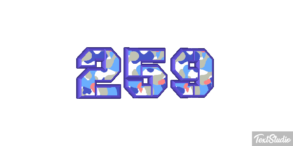 259 Effet de texte
