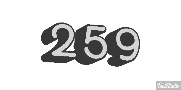 259 Effet de texte