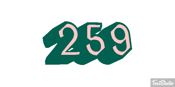 259 Effet de texte