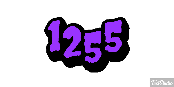 1255 Text effect