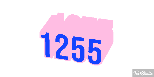 1255 Text effect