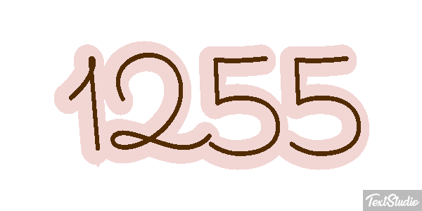 1255 Text effect