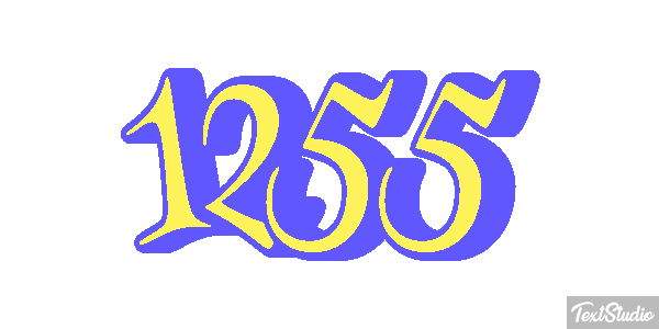 1255 Text effect