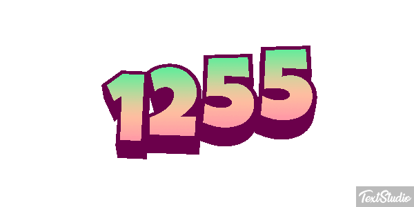 1255 Text effect